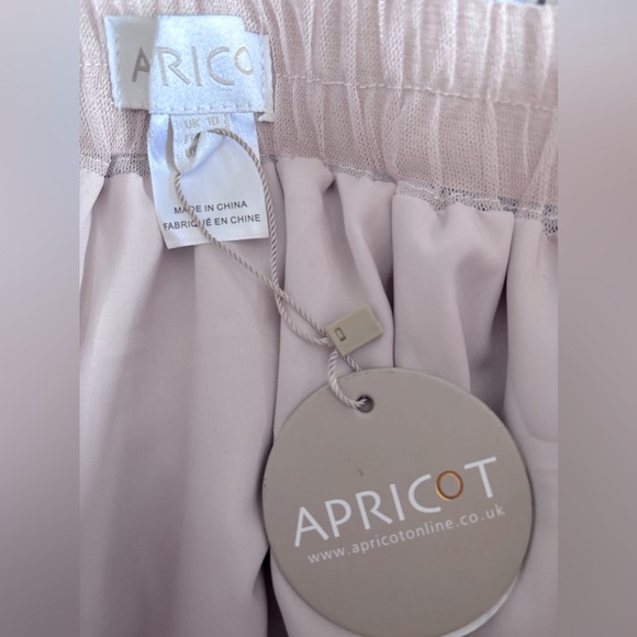NWT APRCOT Stunning layered Tulle Midi Skirt sz Small Stone colour ruffles lined - Picture 11 of 16